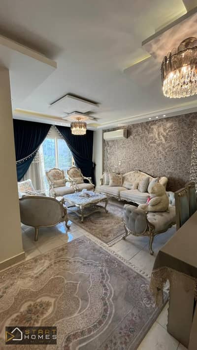 135m² 3-Bedroom Furnished Apartment for Rent | Madinaty B1 – Featuring Luxury Hotel-Style Furnishings and Custom Finishes