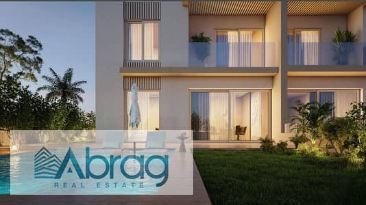 Opportunity, 5% down payment, townhouse corner for sale, installments 10 years view on Dahshour Road, Zayed, WEST END