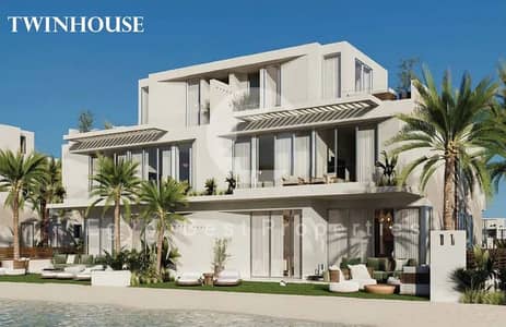 First Row Twin Villa with Private Garden | 5% Downpayment & Installment up to 10 Years