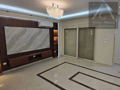 Ultra-super-lux apartment for rent in Stone Residence Compound, Katameya, Cairo. 3 bedrooms, kitchen, and air conditioning.