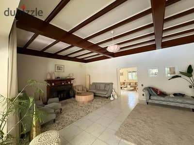 Fully furnished villa for rent in Sarayat Maadi with a private swimming pool and a large garden in a very prime and prestigious location close to international schools and services