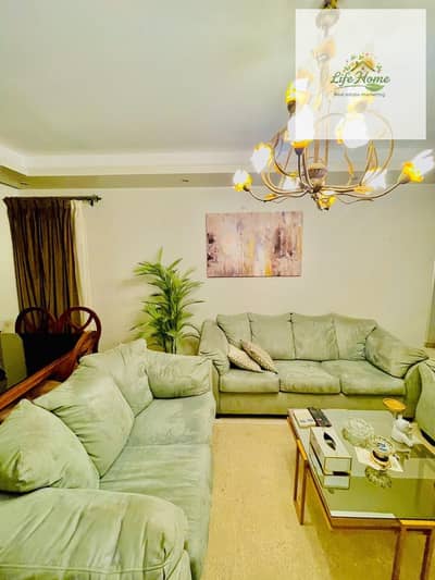 For rent in Al Rehab, a 3-bedroom apartment with special finishing at a very reasonable price