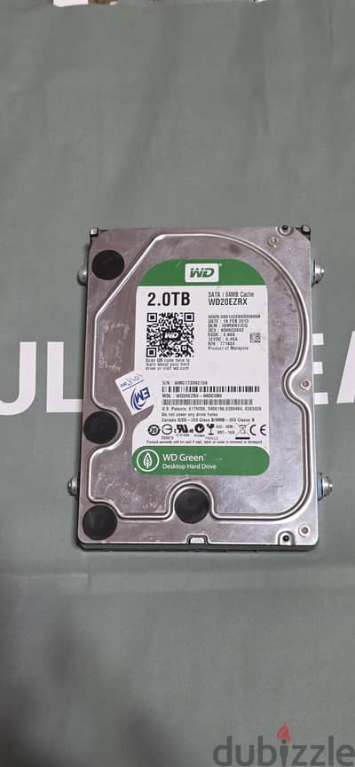 2 TB hard disk