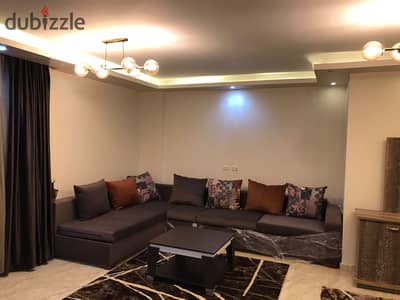 Apartment for rent furnished for ground floor lovers in front of the private service area of the phase directly in B11 super deluxe finishes the apartment is fully air-conditioned - Wi-Fi - and natural gas