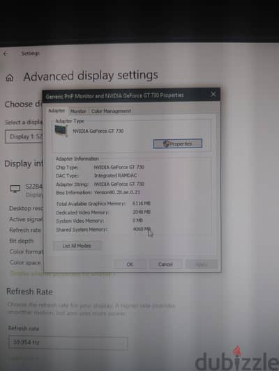 hp كور ٥ رمات ٨ كارت شاشه inv ٢جيجا