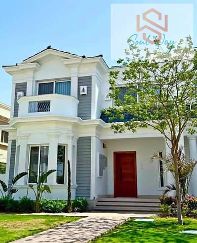 Standalone Villa for Sale in **Mountain View Aliva, Mostakbal City**, consisting of a **Ground Floor + First Floor + Roof**.  **Contact us now. . . . . . . .