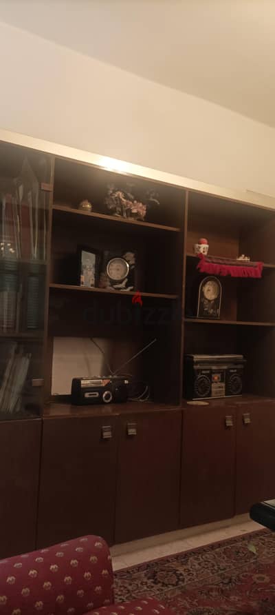 Brown bookcase
