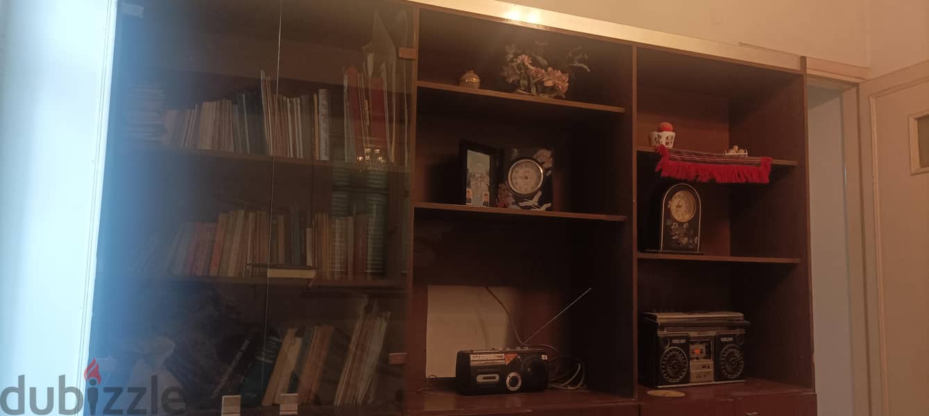 Brown bookcase 1
