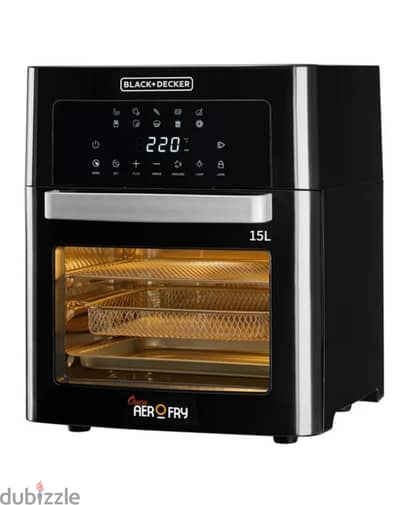 Black+Decker Air Fryer Oven 15L – 1700W للبيع