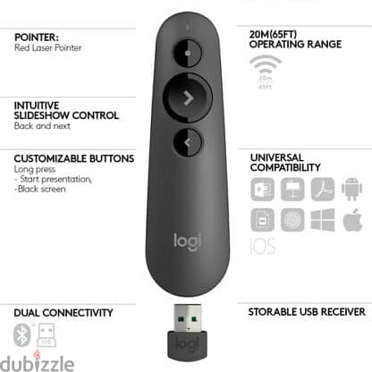 Logitech R500 Wireless Laser Pointer 3