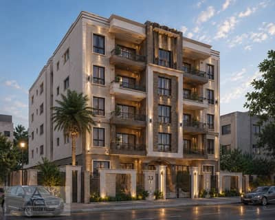 10% down payment and the rest for 10 years apartment for sale in the compound in the upper plateau in Al-Maqtam, third floor, two rooms, 2 clubs and g