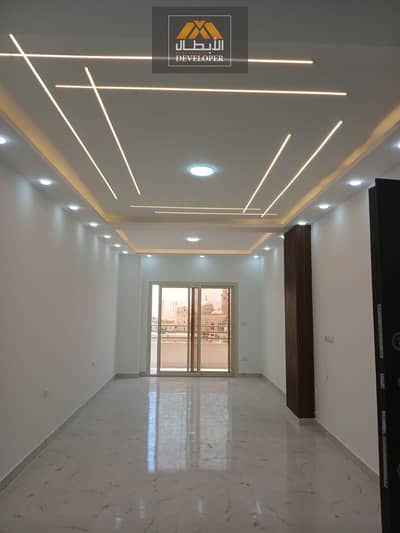For sale: 61 sqm studio in Three Pyramids Compound, Al Ahyaa. Fully finished super deluxe. Immediate delivery. Side sea view.