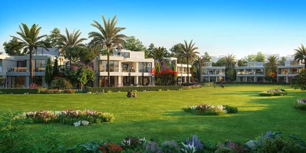Exceptional opportunity! For installment sale corner townhouse villa for immediate receipt in Noor City for a total price of 8,600,000 with a land area of 295 m and installment over 10 years)
