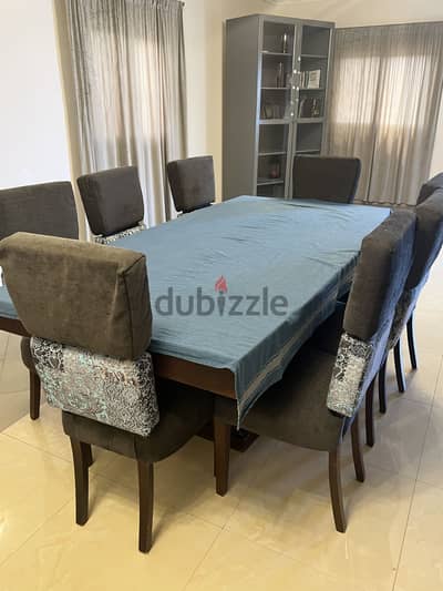 سفرة ٨ كراسى مستعمل بحالة جيدة جدا