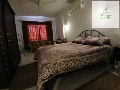 Furnished apartment for rent in Al Rehab, 90m with some special finishes