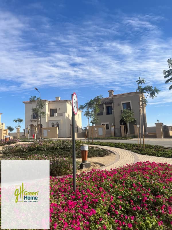 303m Standalone Villa for Sale in City Gate Diar Qatari New Cairo Prime Location on Landscape View