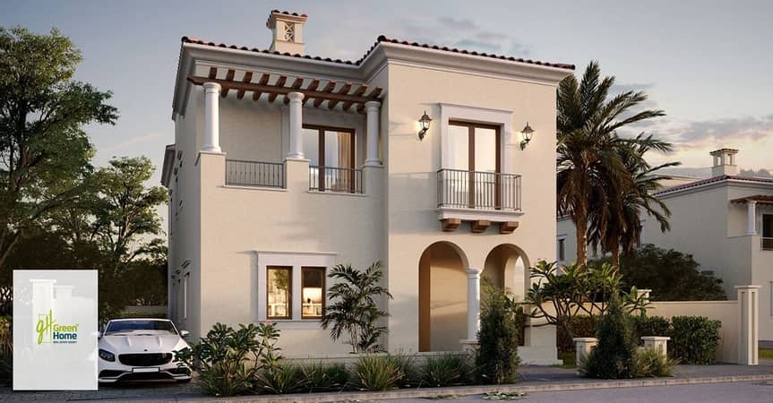 303m Standalone Villa for Sale in City Gate Diar Qatari New Cairo Prime Location on Landscape View