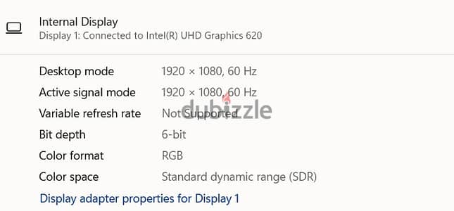 لاب توب dell مستعمل جيل ثامن i7