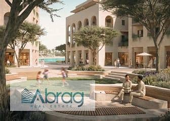 For sale: 601 sqm villa, first row on the sea, in the Alam El Roum North Coast project.