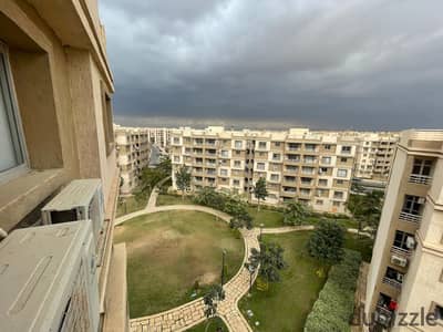 Furnished for rent in Madinaty B6, wide garden view, large 103 meters, 2 rooms, 1 bathroom