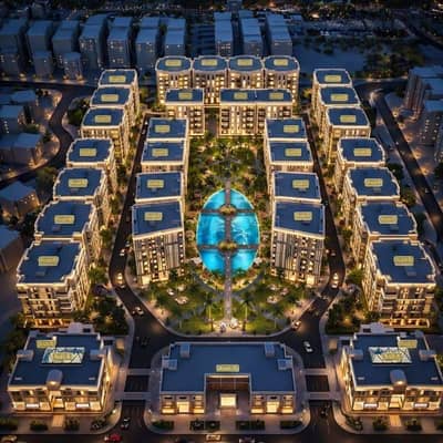شقة بحديقة للبيع في Green City – حدائق أكتوبر | تقسيط حتى 10 سنوات