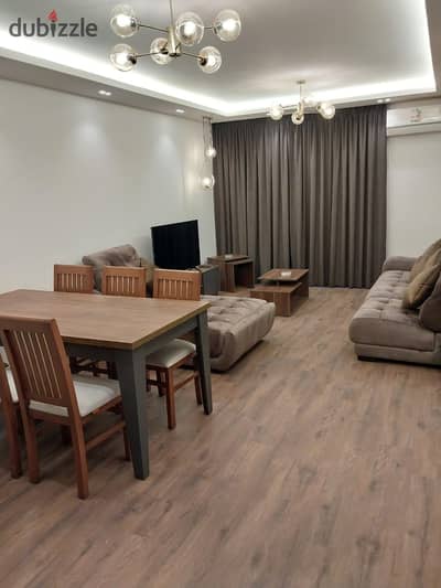 Furnished apartment for rent in Al Rehab City, Near services, with special finishing