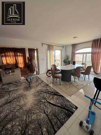 211 sqm apartment for sale in Madinaty, open view, northern direction, steps from the club