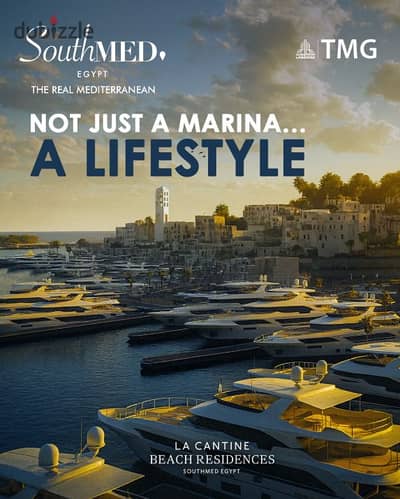 أندر فرصة في Marina SouthMED | شاليه 122م² بجزيرة A بإطلالة مزدوجة على المارينا والبحر