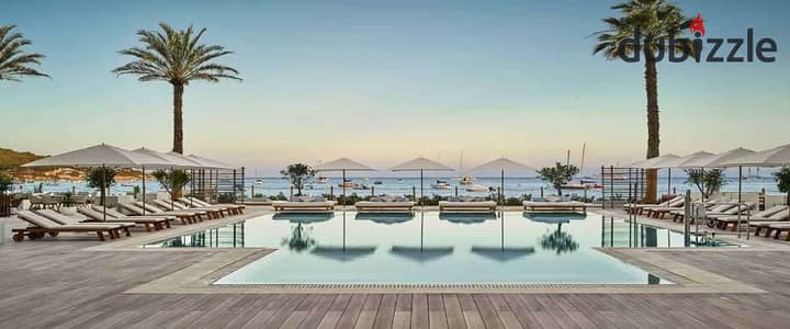 Fully Furnished 1 Bedroom Branded By NOBU Full Sea View and Only Steps Away From The Beach in Ogami Ras El Hekma North Coast Sodic