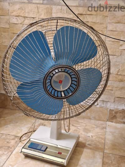 مروحة مكتب توشيبا أصلية قديمة Vintage