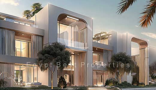 للبيع شاليه 3 غرف علي اللاجون مباشرة من بالم هيلز بدفعة أولى 5%