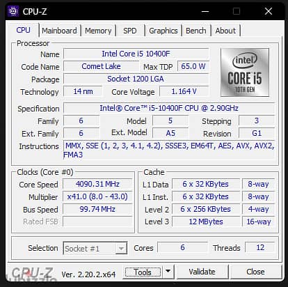 i5 10400f للبدل 1