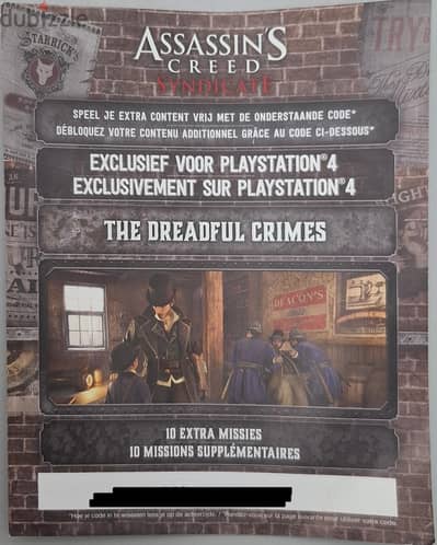 بونص code للعبه assassin creed syndicate