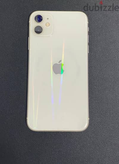 APPLE iPhone 11 White 64GB Battery78%  أيفون 11 لون أبيض بحالة ممتازة