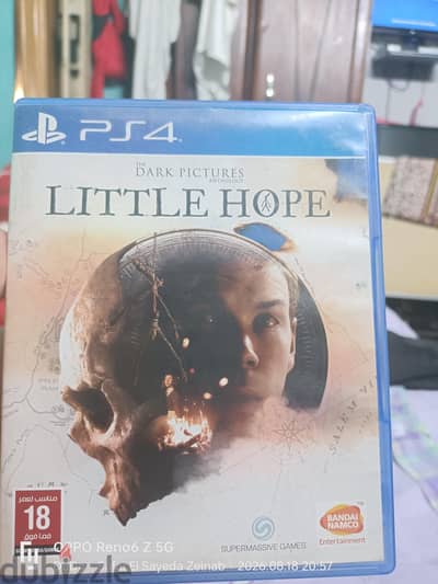لعبة Little hope بلايستيشن 4 بحالة ممتازة كسر زيرو