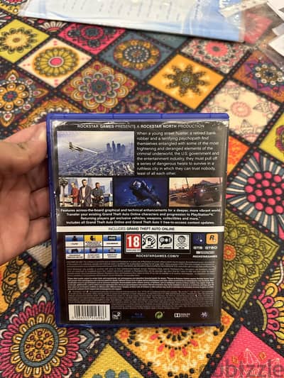 اسطوانه gta 5  بلاي ستيشن ٤