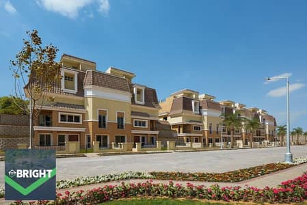 Villa for sale at the price of an apartment in a prime location in Mostakbal City, Sarai Compound