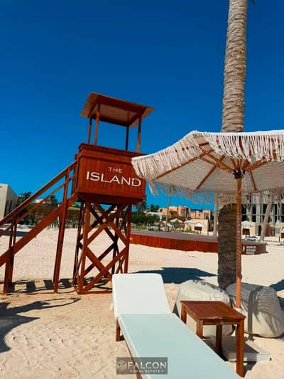 شاليه  برايم لوكيشن سي فيو للبيع في مارينا 5 لسان الوزراء قرية ذا آيلاند الساحل الشمالي The Island Marina 5 North Coast