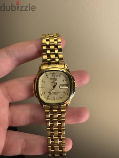 Seiko 5 superior automatic gold