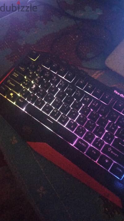كيبورد rgb شبيه ميكانيكال