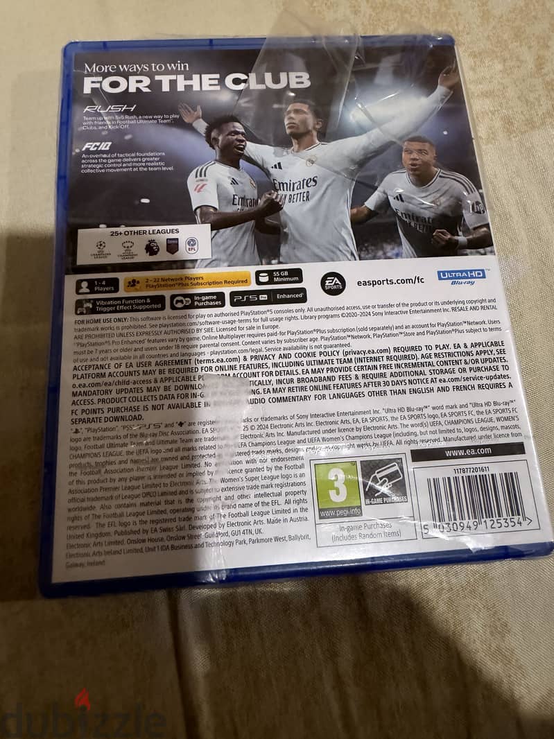 FC25 PS5 standard edition 1