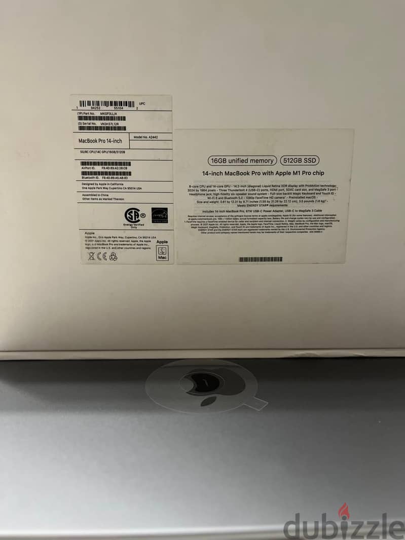 MacBook pro 2021 M1 5