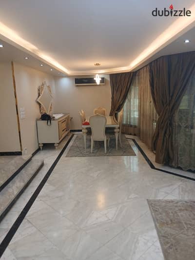 Furnished apartment for rent in Heliopolis, area 200 square meters