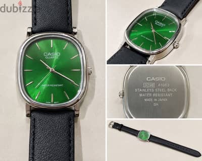Casio Green Dial Watch – Made in Japan