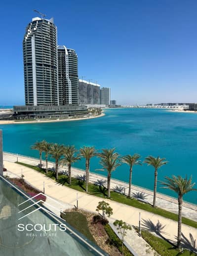 Apartment for sale first row on sea investment with highest return fully finished air conditioning private beach for sale  Alamein Towers North Coast