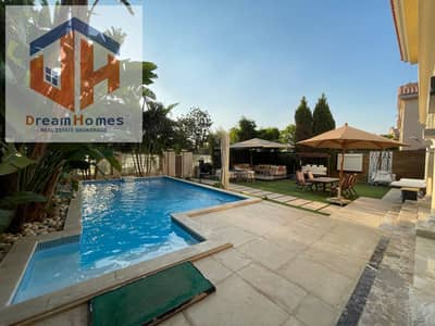 Masterpiece villa for sale in Madinaty with special finishing and a swimming pool