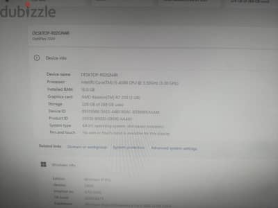 Dell OptiPlex 7020 | i5-4590 | RAM 16GB | R7 250 2GB