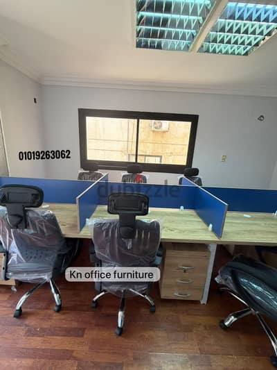 خليه عمل /ورك استيشن خشب mdf اسباني وحدات كول سنتر _ desk #خلايا عمل