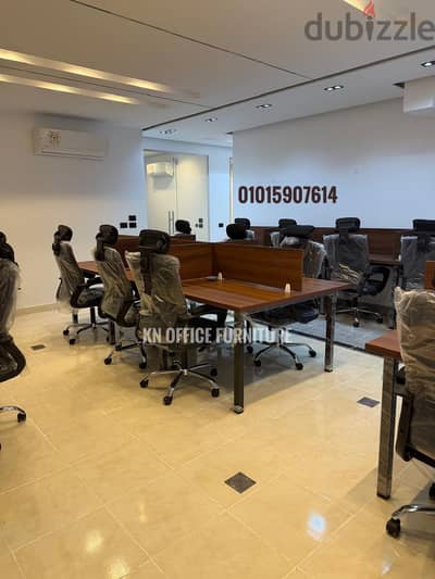 خلية عمل  - وورك استيشن work station - Partition خشب mdf اسباني مستورد