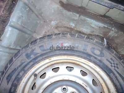 كاوتش بالجنط استيبن للبيع ماركة Kumho